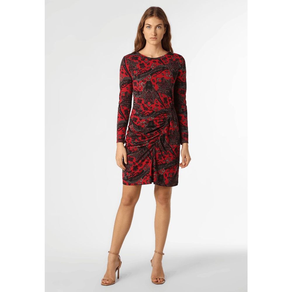 Lauren Ralph Lauren Women's Paisley Jersey Dress - Classic Red Multi 6